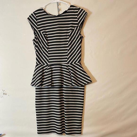 Mossimo Supply Co. Dresses & Skirts - Mossimo Supply Co. Striped Peplum Dress Small